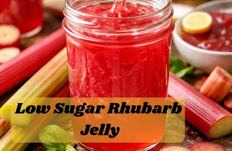 Low Sugar Rhubarb Jelly